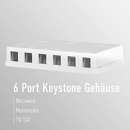efb-kupferverkabelung-keystone-box-6-port-aufputz image 7