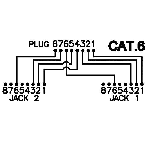 efb-elektronik-kupferverkabelung-k5126-015-t-adapter-cat-6-wei-15-cm image 5