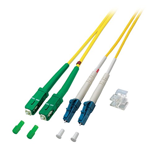 efb-elektronik-o0362-3-sc-apc-lc-upc-glasfaserkabel-3-m-os2-gelb image 1