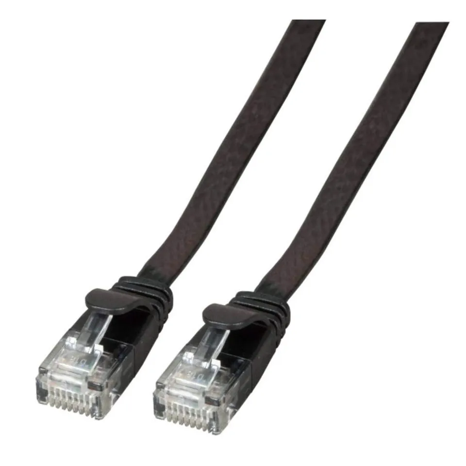 efb-k8107sw-0-5-rj45-patchkabel-cat6a-0-5m-schwarz-3-st-ck image 1