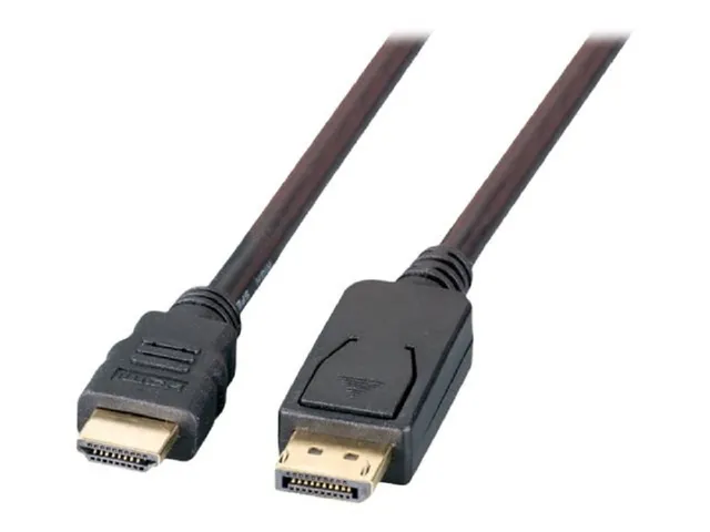 efb-multimedia-displayport-auf-hdmi-kabel-3m-schwarz-full-hd image 1