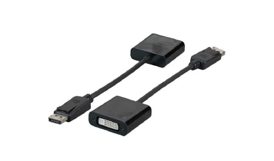 efb-multimedia-displayport-dvi-24-5-adapter-full-hd-schwarz image 1
