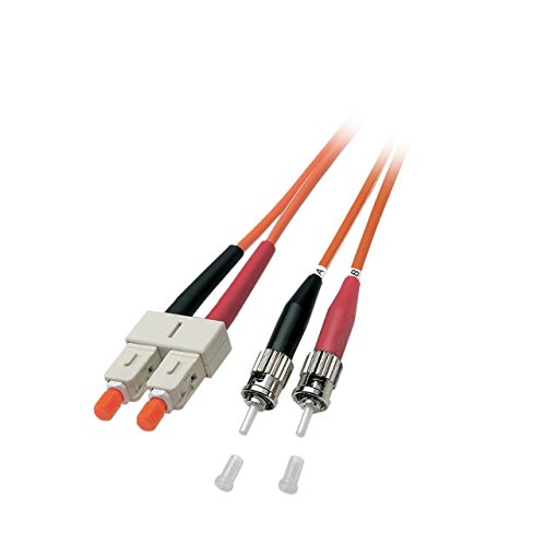 efb-elektronik-ecofiber-o6353-15-glasfaserkabel-st-sc-15m-om2 image 1