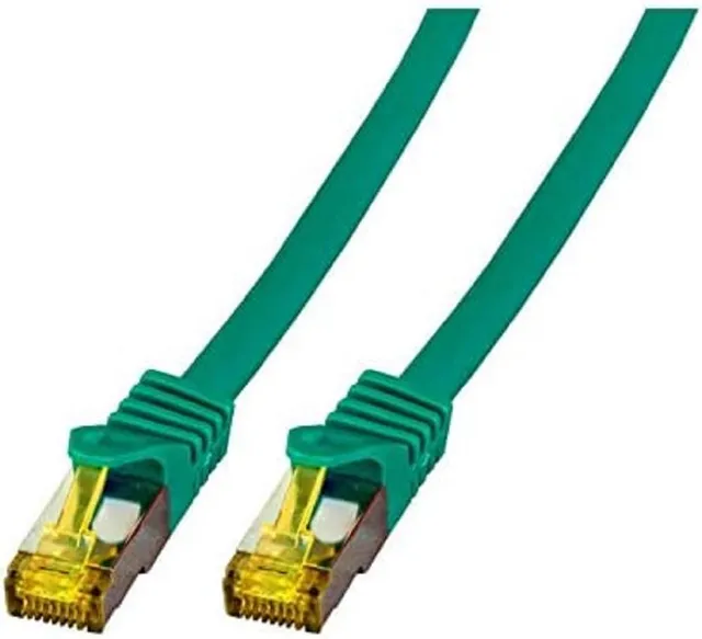 efb-kupferverkabelung-rj45-patchkabel-cat-6a-0-5m-gr-n-lszh image 1
