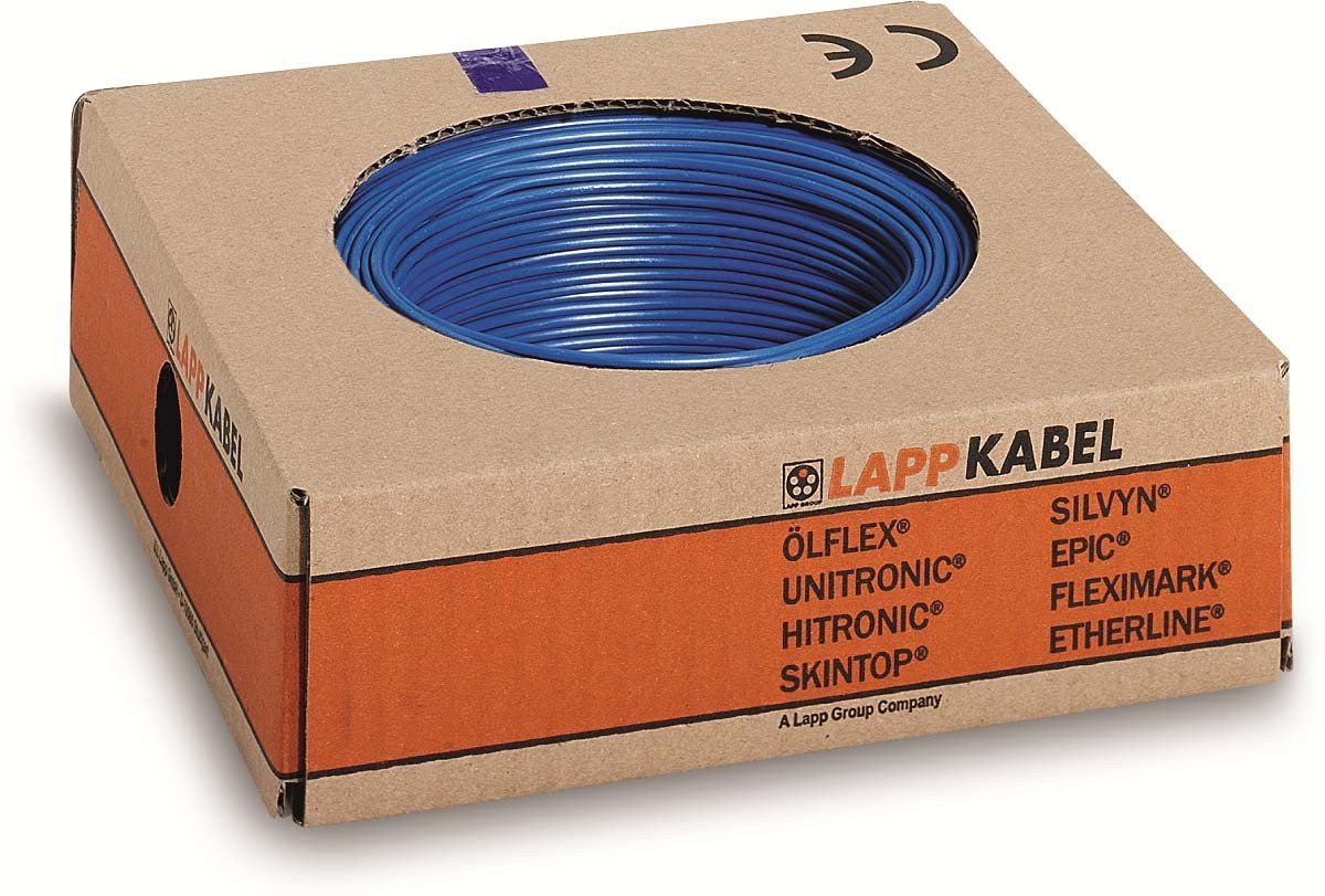lapp-lflex-h05v-k-litze-0-75-mm-dunkelblau-100m image 1