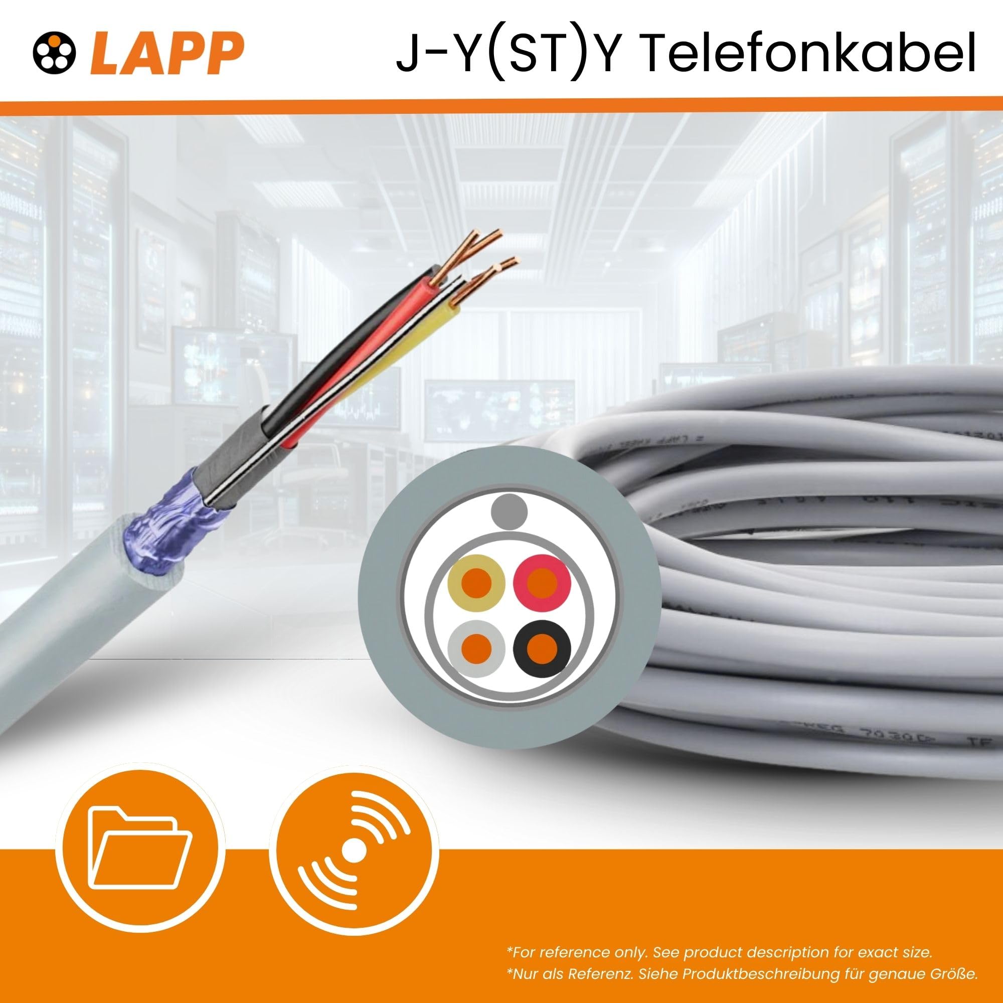 lapp-unitronic-j-y-st-y-2x2x0-6-telefonkabel-10m-geschirmt image 2