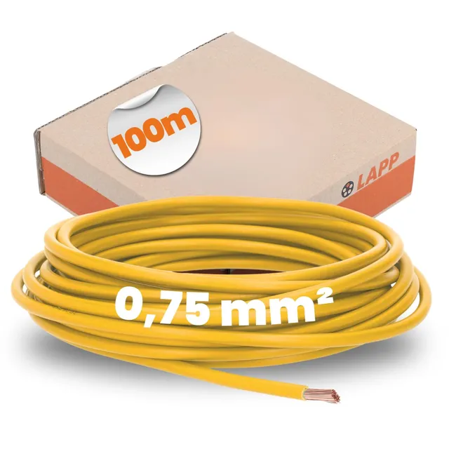 lapp-lflex-h05v-k-litze-0-75-mm-gelb-100m-flexibel image 1