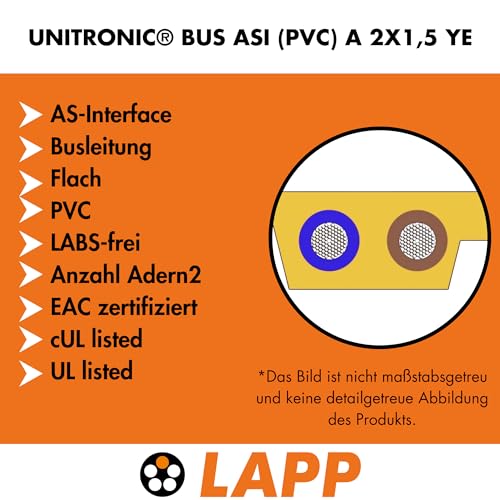 lapp-unitronic-bus-asi-pvc-a-flachkabel-2x1-5-mm-gelb-10-m image 5