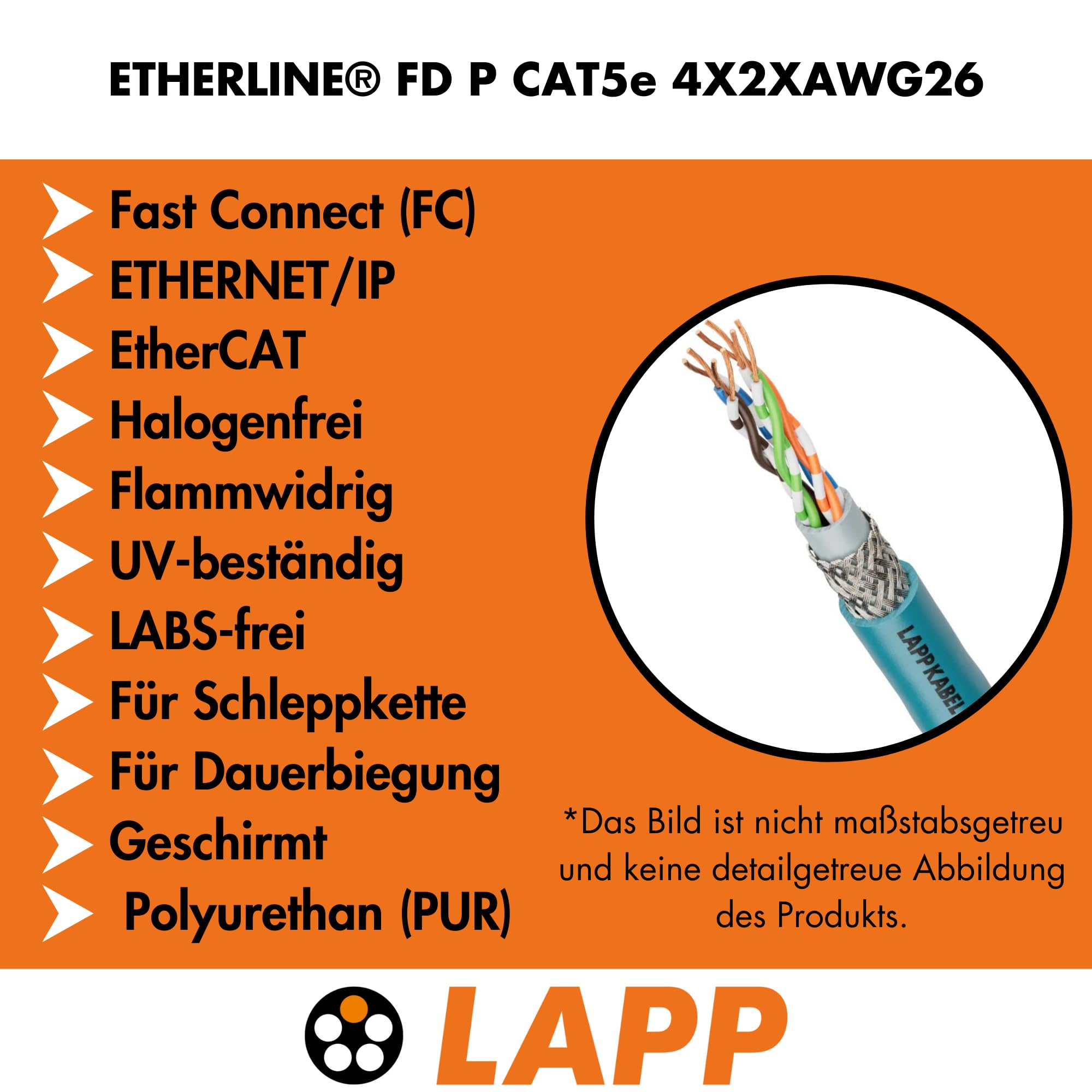 lapp-etherline-fd-p-lan-kabel-10m-schleppkette-pur image 2
