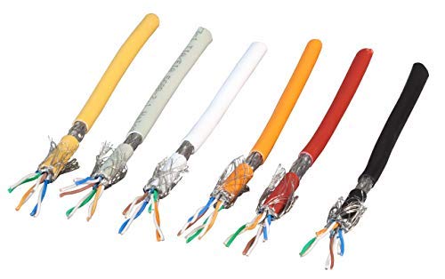 efb-elektronik-kupferverkabelung-rohkabel-cat-7-s-ftp-lszh-gelb-100m image 1