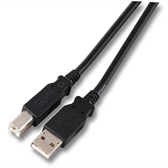 efb-elektronik-usb-2-0-kabel-a-b-1-0m-schwarz-classic image 1