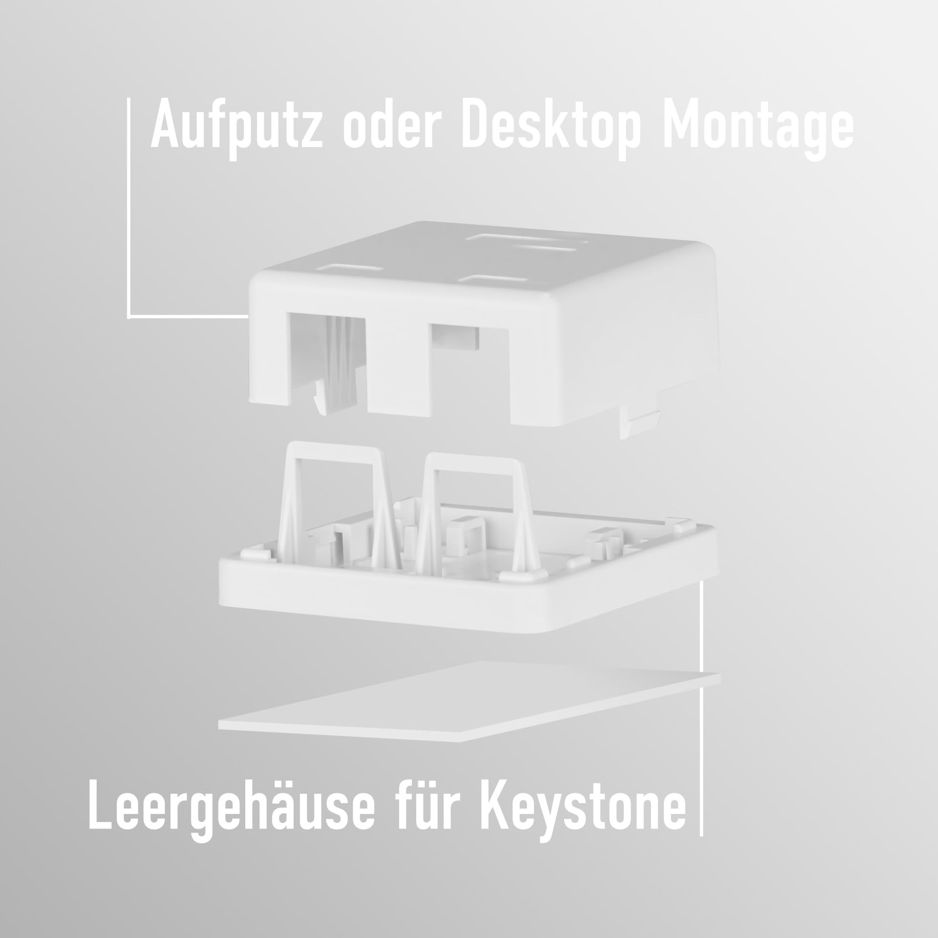 efb-kupferverkabelung-keystone-box-2-port-aufputz image 4
