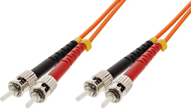 efb-elektronik-o6013-0-50-st-st-glasfaserkabel-0-5-m-orange-50-125 image 1