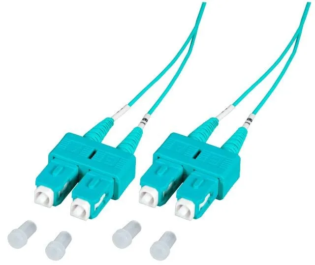 efb-elektronik-o7413-2-glasfaserkabel-om3-2m-aqua image 1