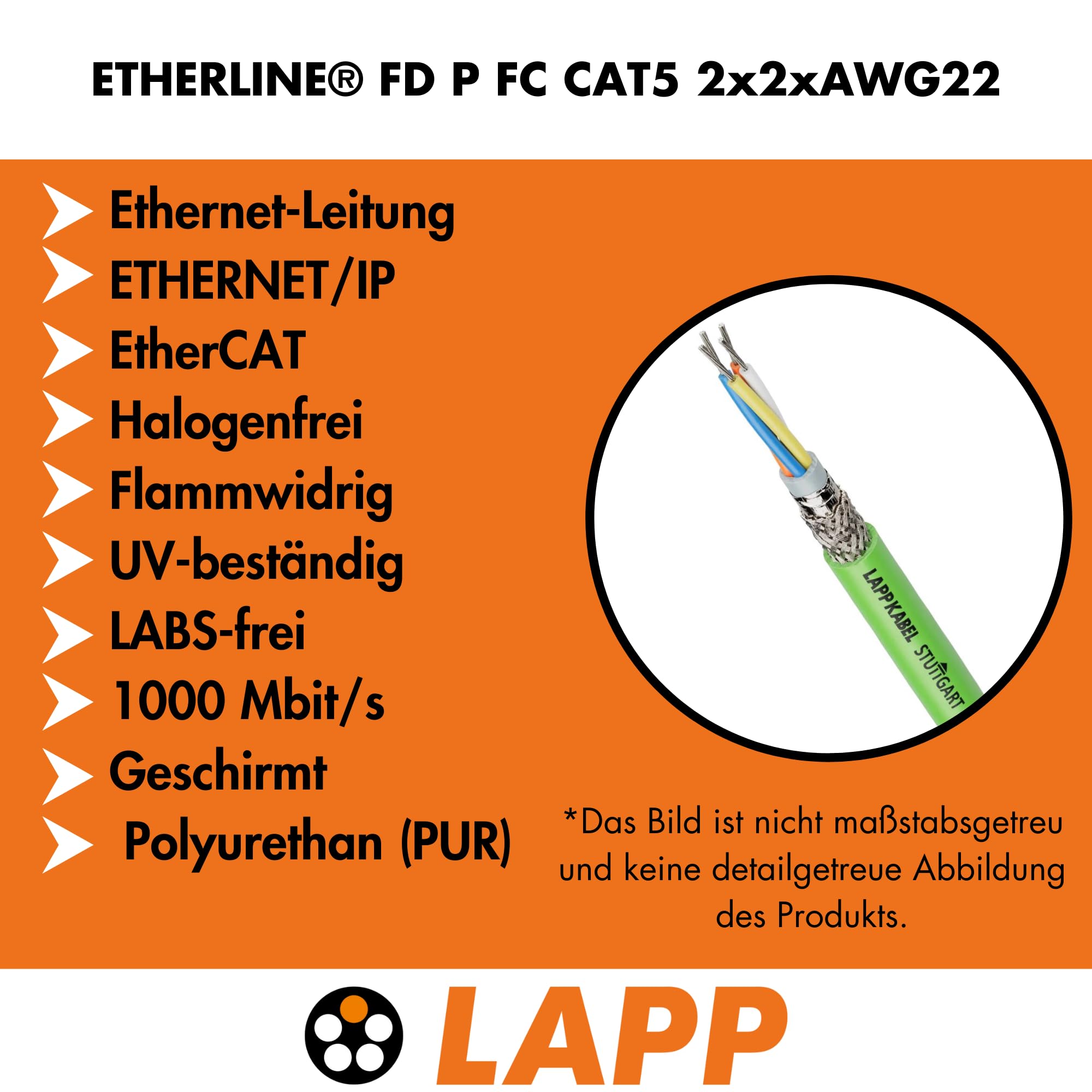 lapp-etherline-fd-p-fc-lan-kabel-10m-profinet-pur image 2
