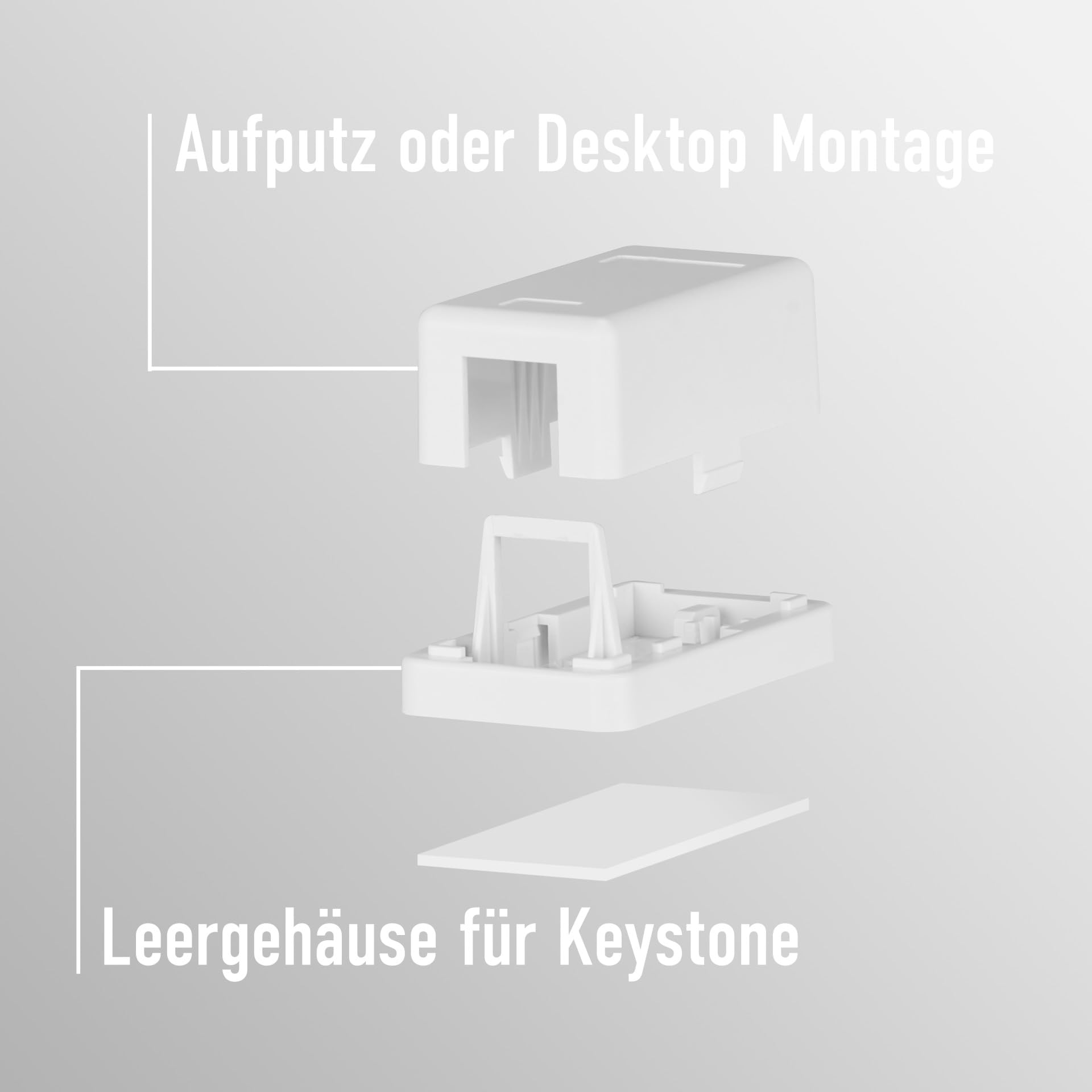 efb-elektronik-keystone-anschlussbox-1-port-aufputz-weiss image 4