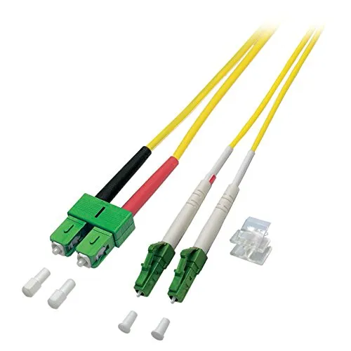 efb-elektronik-o0387-2-lwl-kabel-lc-apc-sc-apc-2-m-gelb image 1