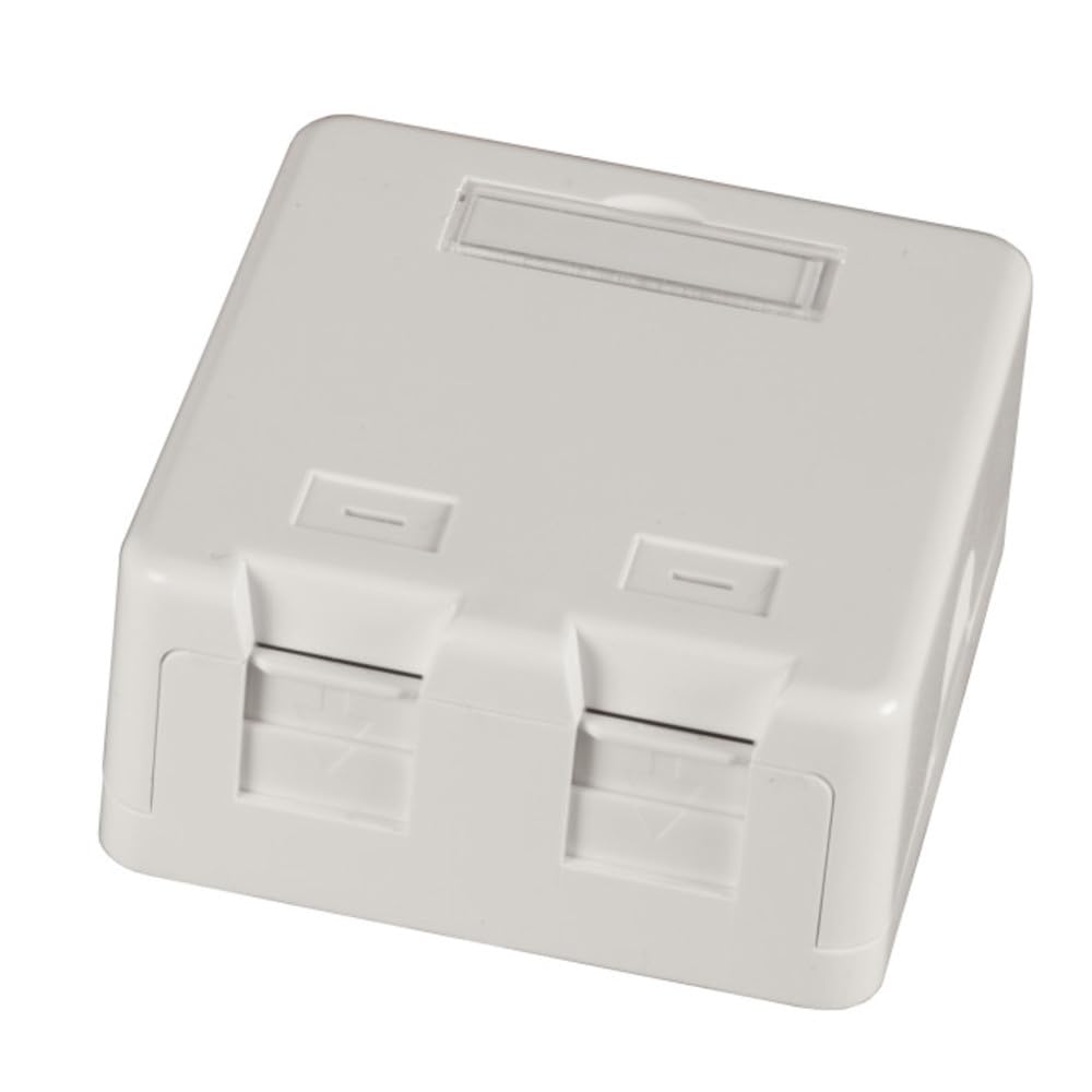 efb-elektronik-keystone-verteilerbox-aufputz-2-port-wei image 1