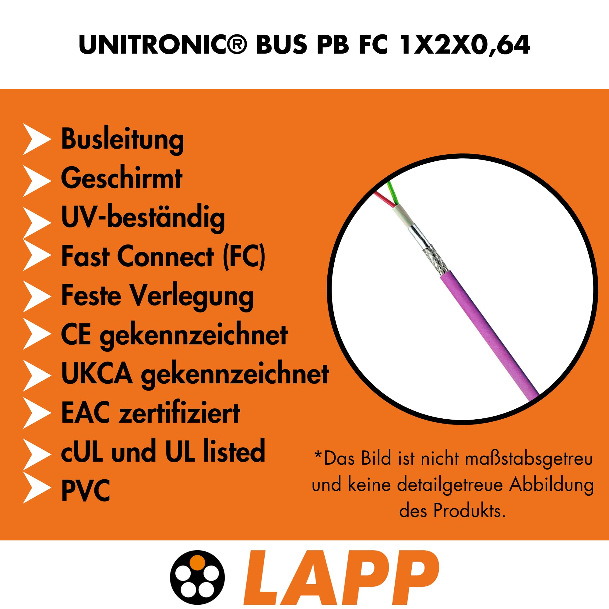 lapp-unitronic-bus-pb-fc-profibus-kabel-10-m-geschirmt-violett image 2