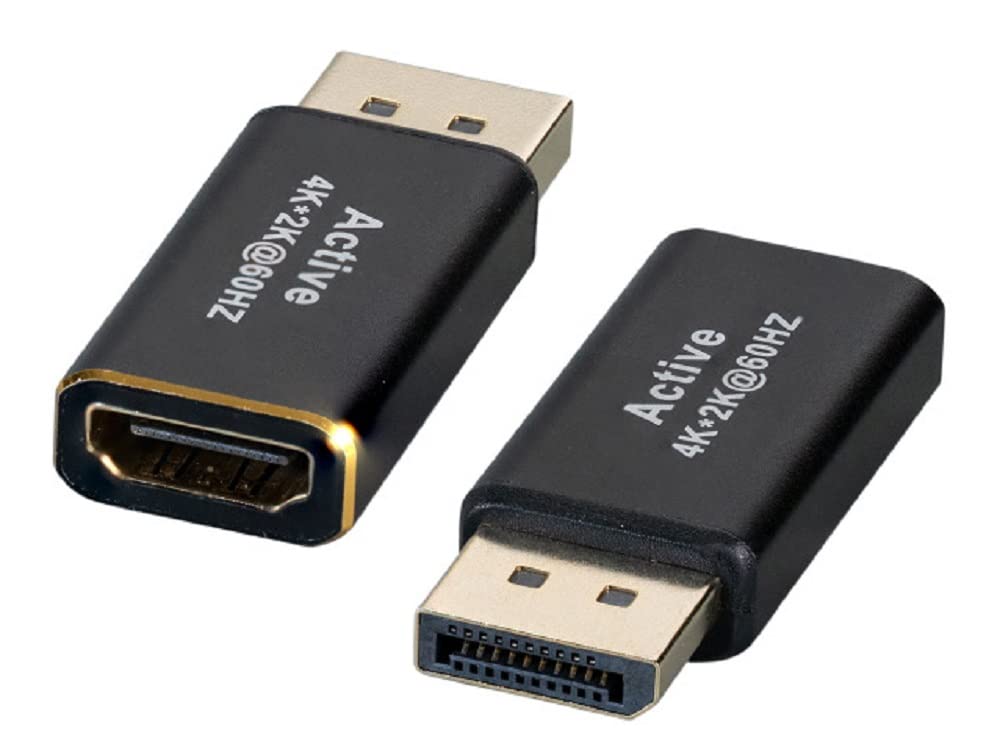 efb-multimedia-displayport-hdmi-adapter-4k60hz-schwarz image 1