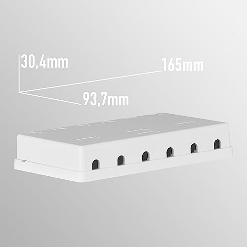efb-kupferverkabelung-keystone-box-6-port-aufputz image 8