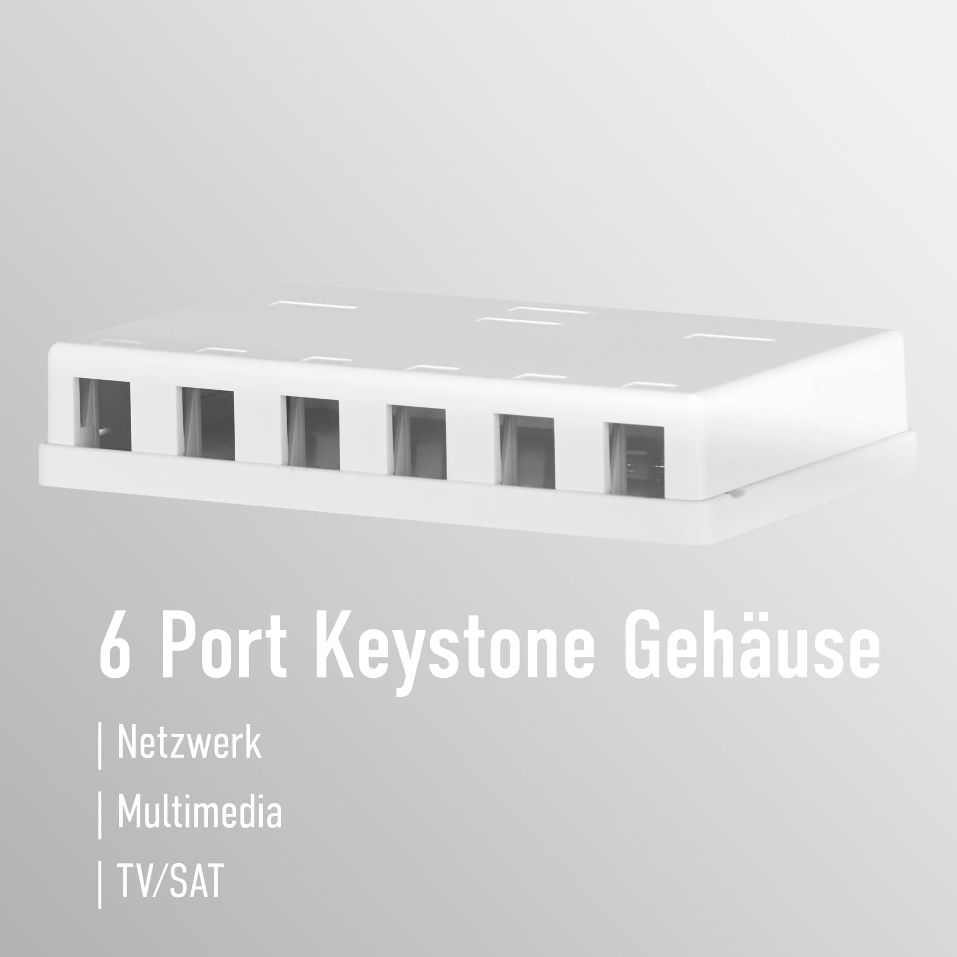 efb-kupferverkabelung-keystone-box-6-port-aufputz image 2