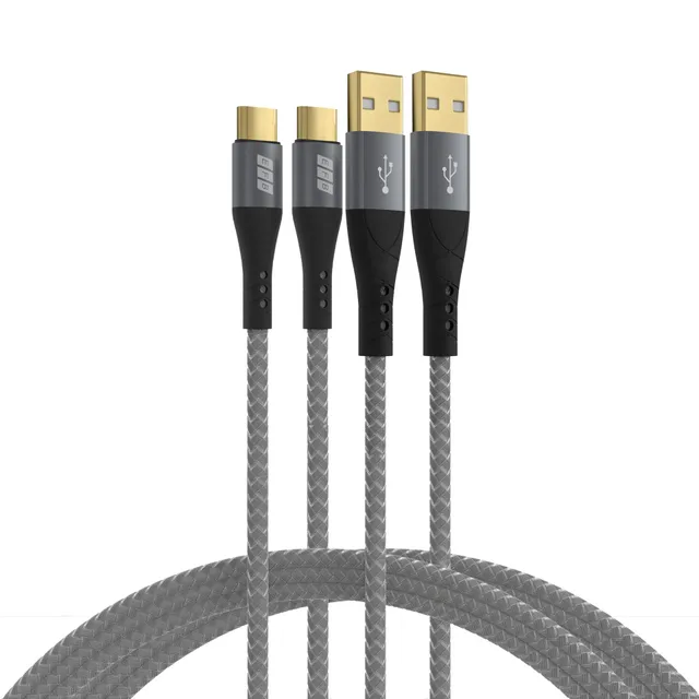 efb-elektronik-usb-a-usb-c-kabelset-2x3m-60w-grau image 1