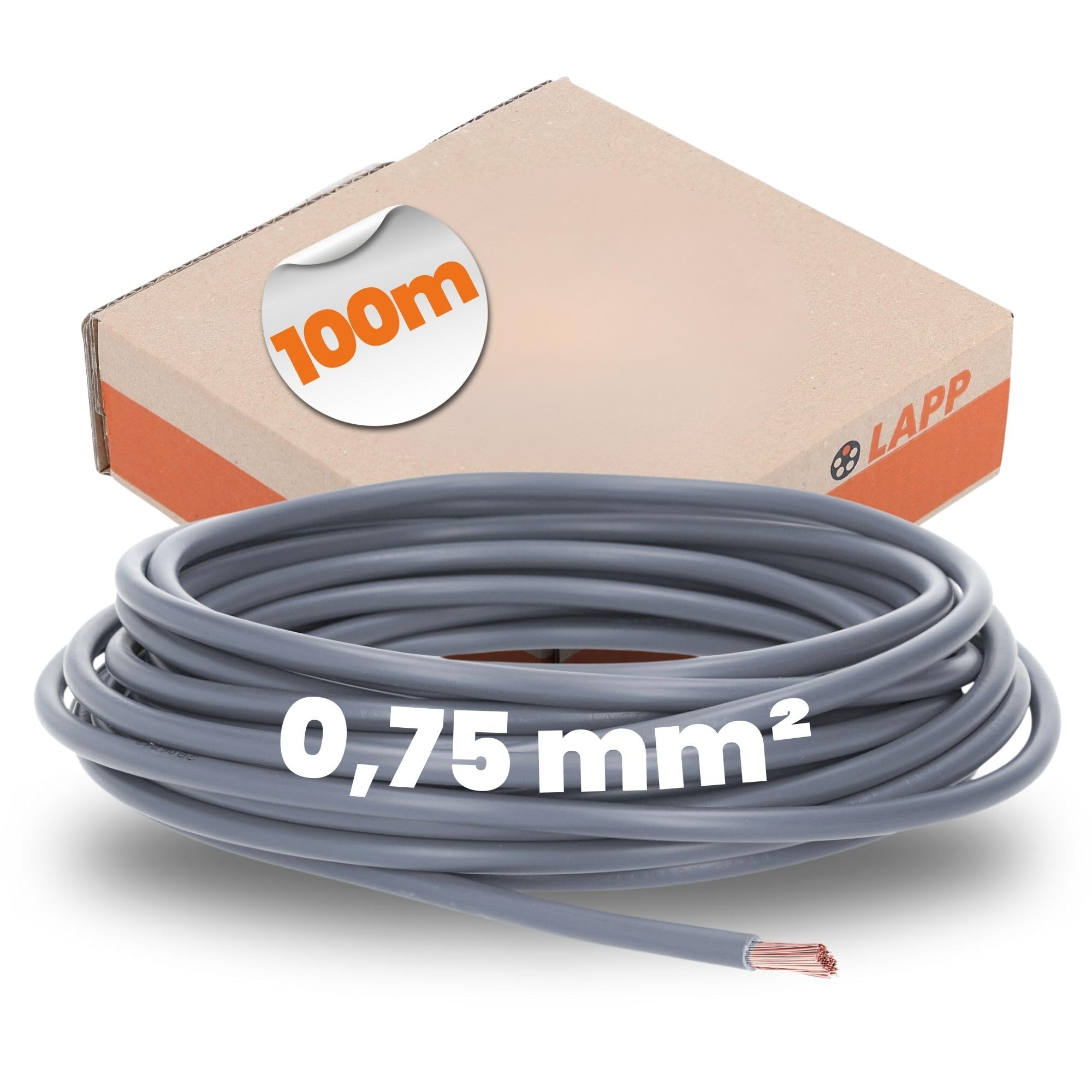 lapp-lflex-h05v-k-aderleitung-1x0-75-mm-grau-100m-flexibel image 1