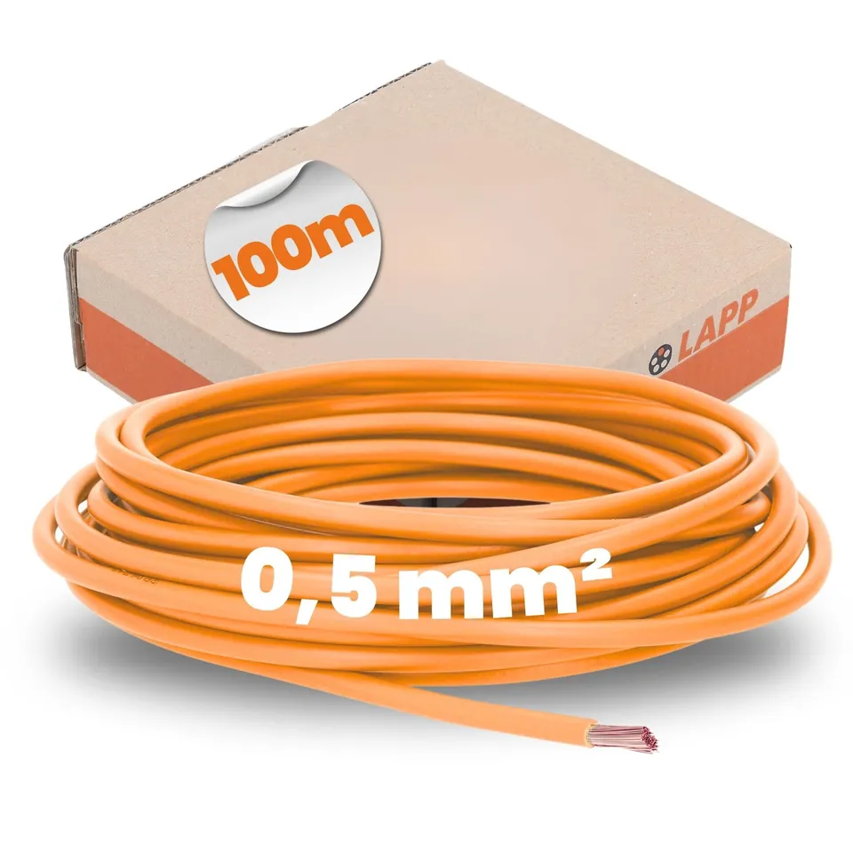 lapp-lflex-h05v-k-einzelader-100-m-orange-0-5-mm image 1