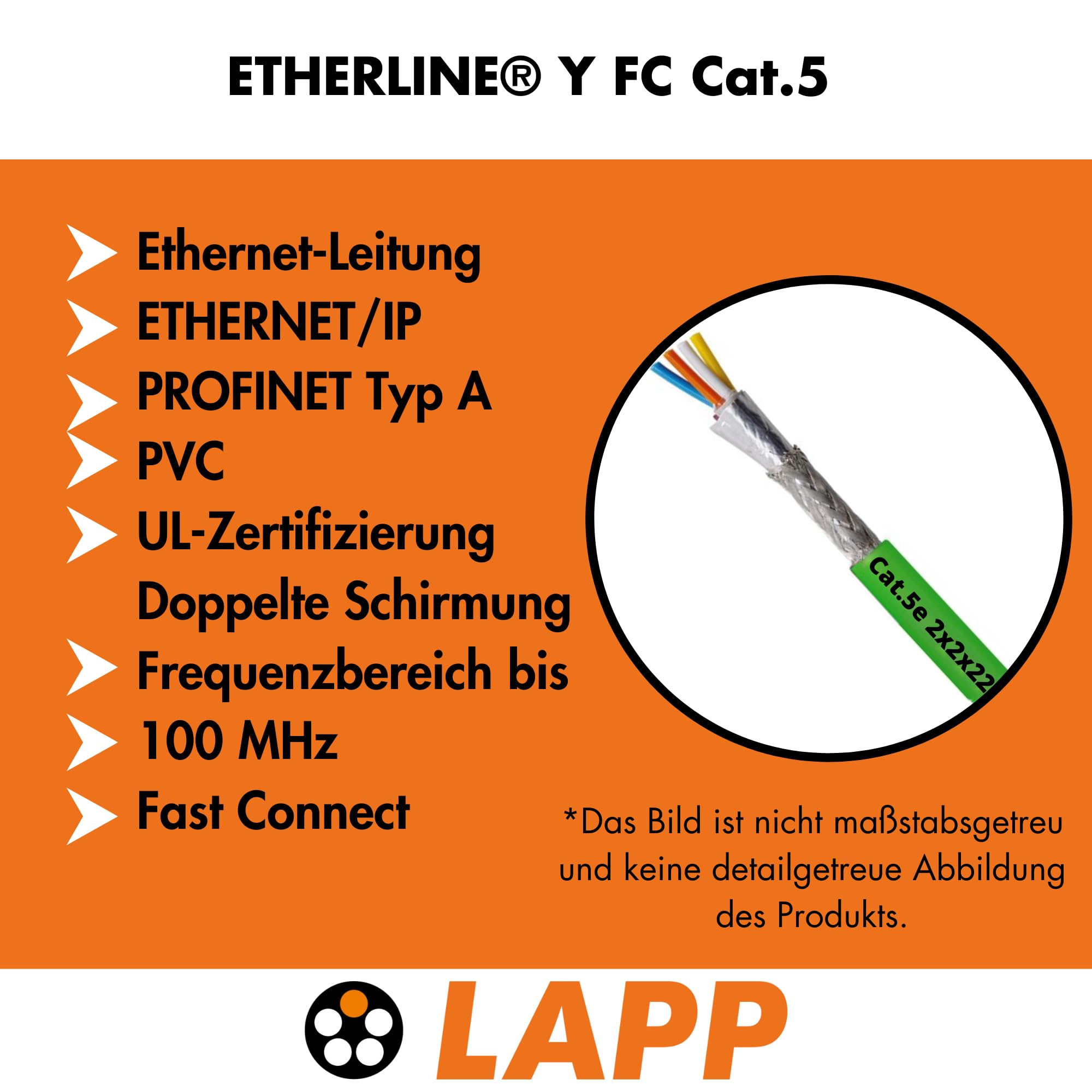 lapp-etherline-pn-cat-5e-y-fc-ethernetkabel-2x2x22-awg-10-m image 2