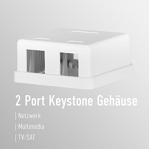 efb-kupferverkabelung-keystone-box-2-port-aufputz image 7