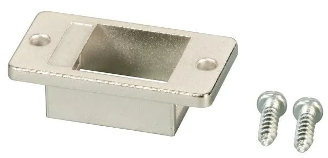 efb-elektronik-kupferverkabelung-keystone-einbaurahmen-1-port-zink image 1