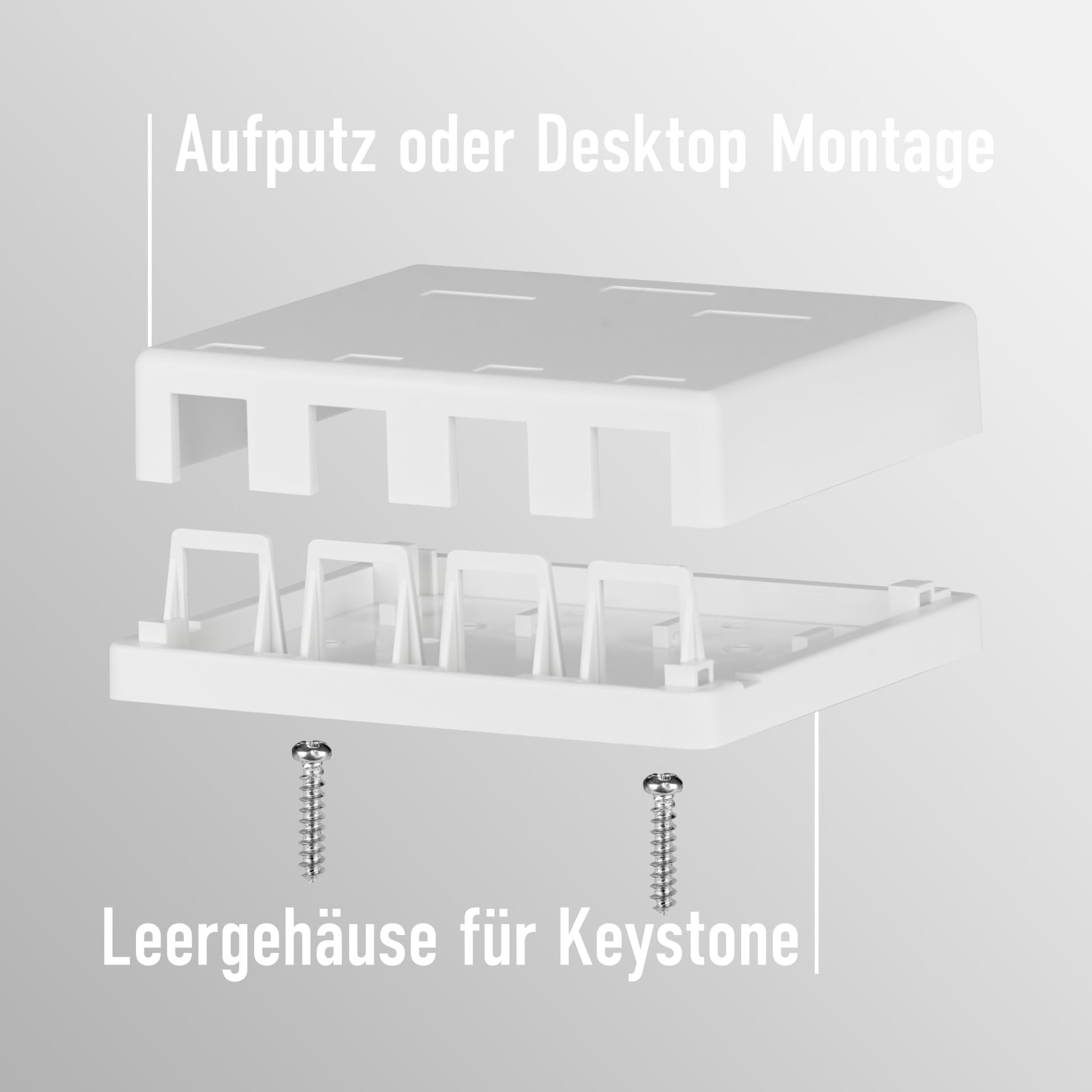 efb-elektronik-keystone-anschlussbox-4-port-aufputz-wei image 4