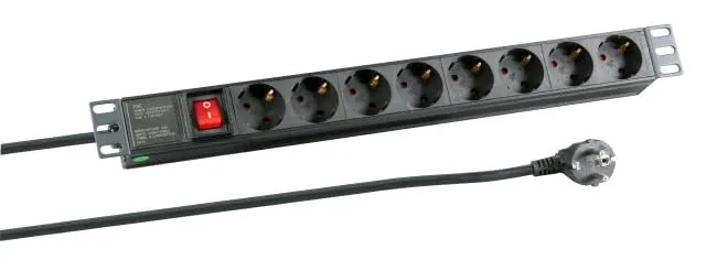 efb-stromversorgung-ek622de-2-pdu-8-fach-19-zoll-1u image 1