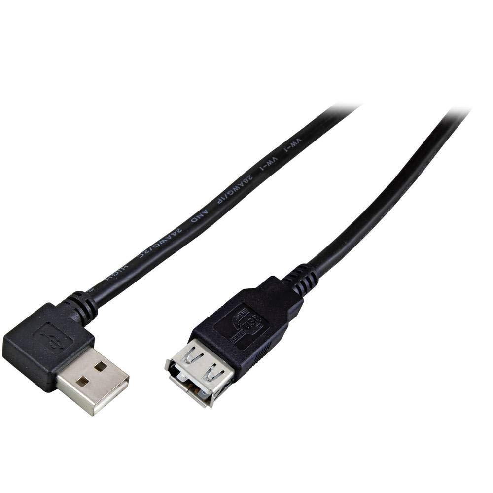 efb-elektronik-usb-kabel-2-0-a-stecker-buchse-1-8m-schwarz image 1