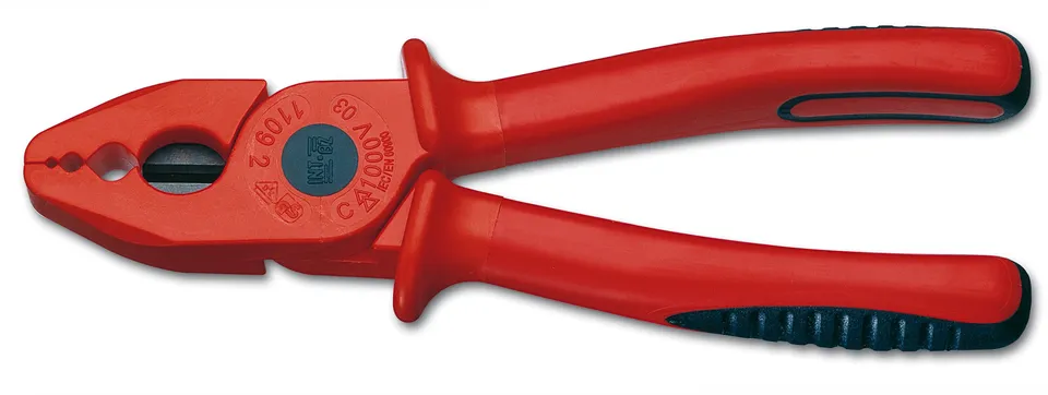 intercable-unyx-11092-kombizange-190-mm-universalschneidezange-cu-al image 1