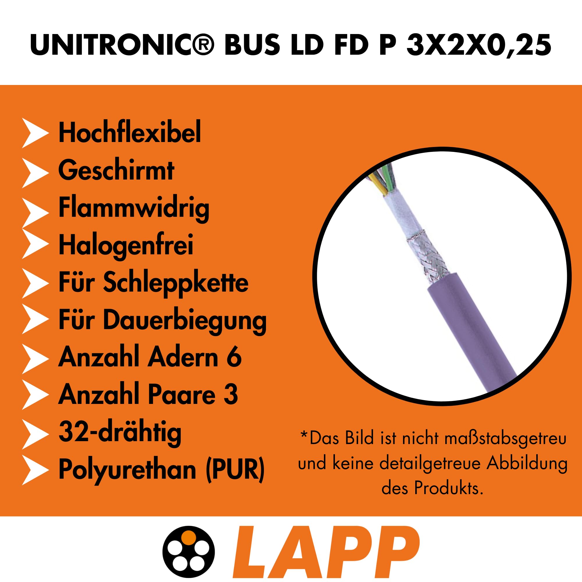 lapp-unitronic-bus-ld-fd-p-buskabel-3x2x0-25-mm-10m-pur image 2