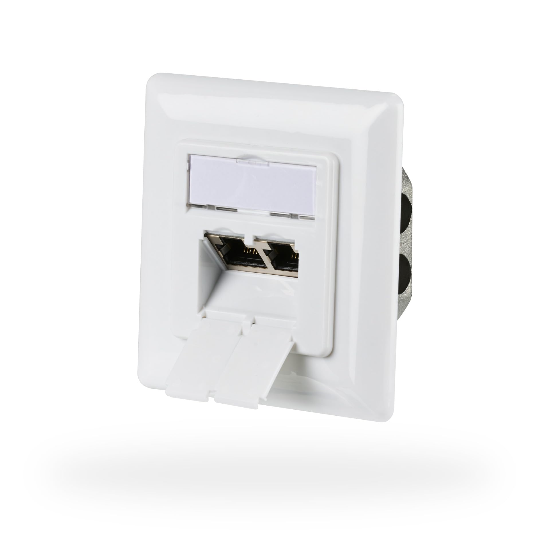 efb-kupferverkabelung-netzwerkdose-cat6a-2-fach-wei image 1