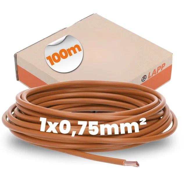 lapp-lflex-h05v-k-litze-1x0-75-mm-braun-100m-4510032 image 1