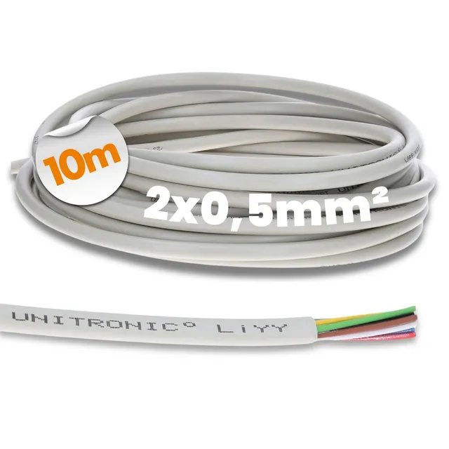 lapp-unitronic-liyy-2x0-5-datenkabel-10m-2-adrig image 1