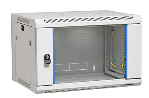 efb-flat-pack-19-wandgeh-use-12he-450mm-netzwerkschrank-ral7035 image 3