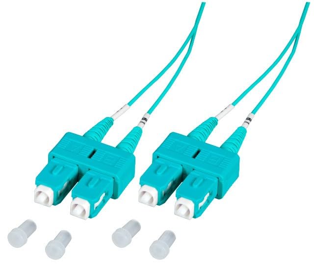 efb-elektronik-o7413-2-glasfaserkabel-om3-2m-aqua image 1