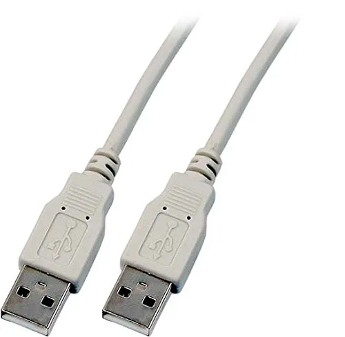 efb-elektronik-usb-2-0-anschlusskabel-a-a-1-0m-grau image 1