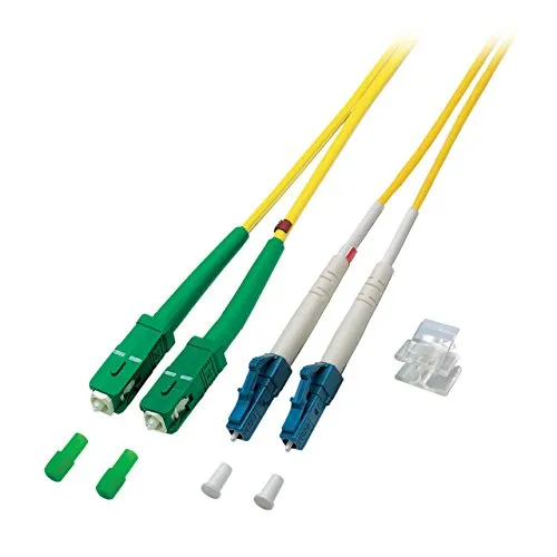 efb-elektronik-o0362-3-sc-apc-lc-upc-glasfaserkabel-3-m-os2-gelb image 1