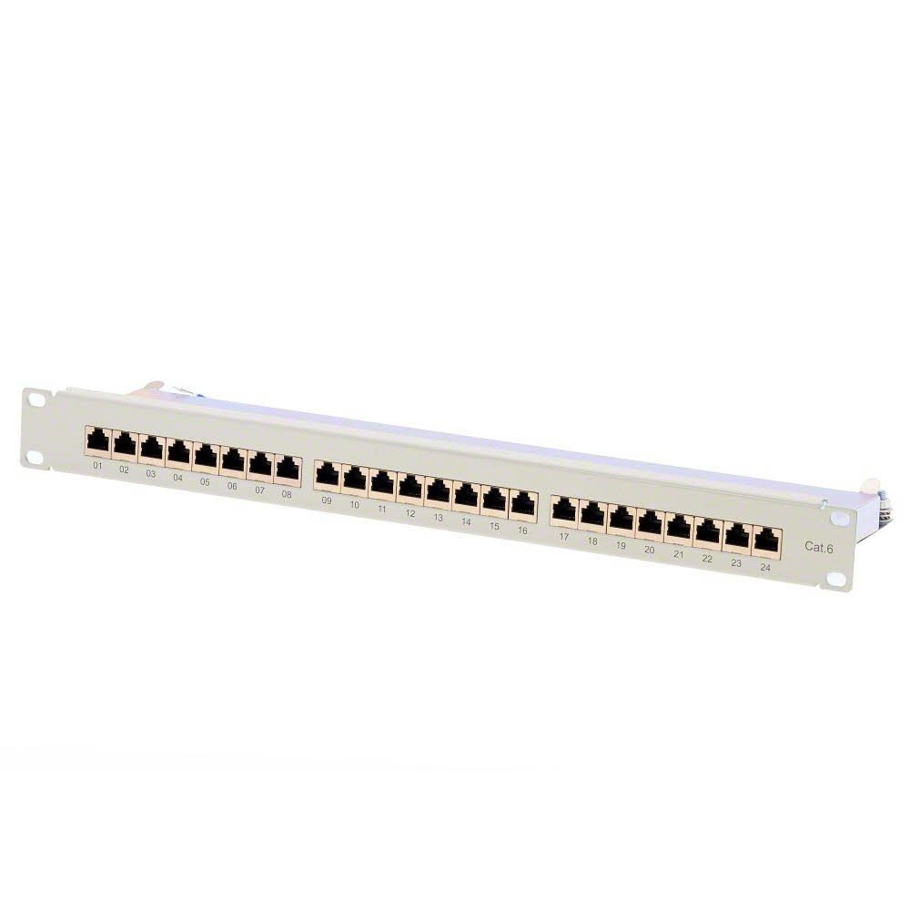 efb-elektronik-patchpanel-stp-24xrj45-cat-6-19-1he-grau image 1