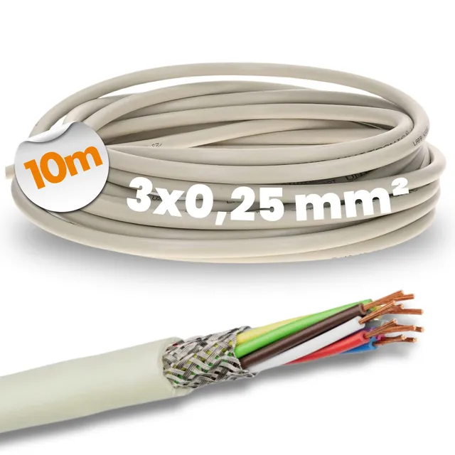 lapp-unitronic-liycy-steuerleitung-3x0-25-mm-grau-10m-geschirmt image 1
