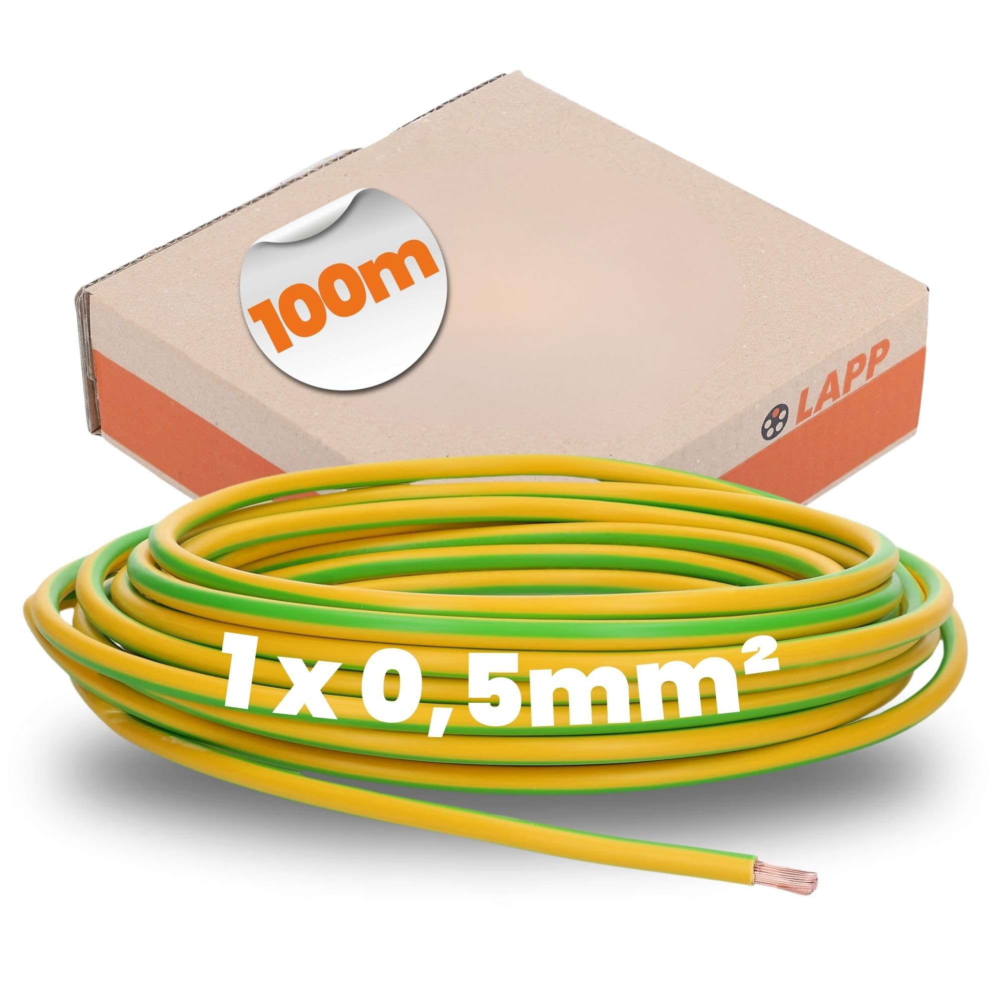 lapp-lflex-h05v-k-einzelader-0-5-100m-gr-n-gelb image 1
