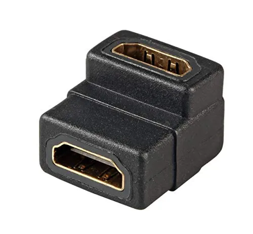 efb-multimedia-hdmi-adapter-2x-buchse-gewinkelt-schwarz image 1