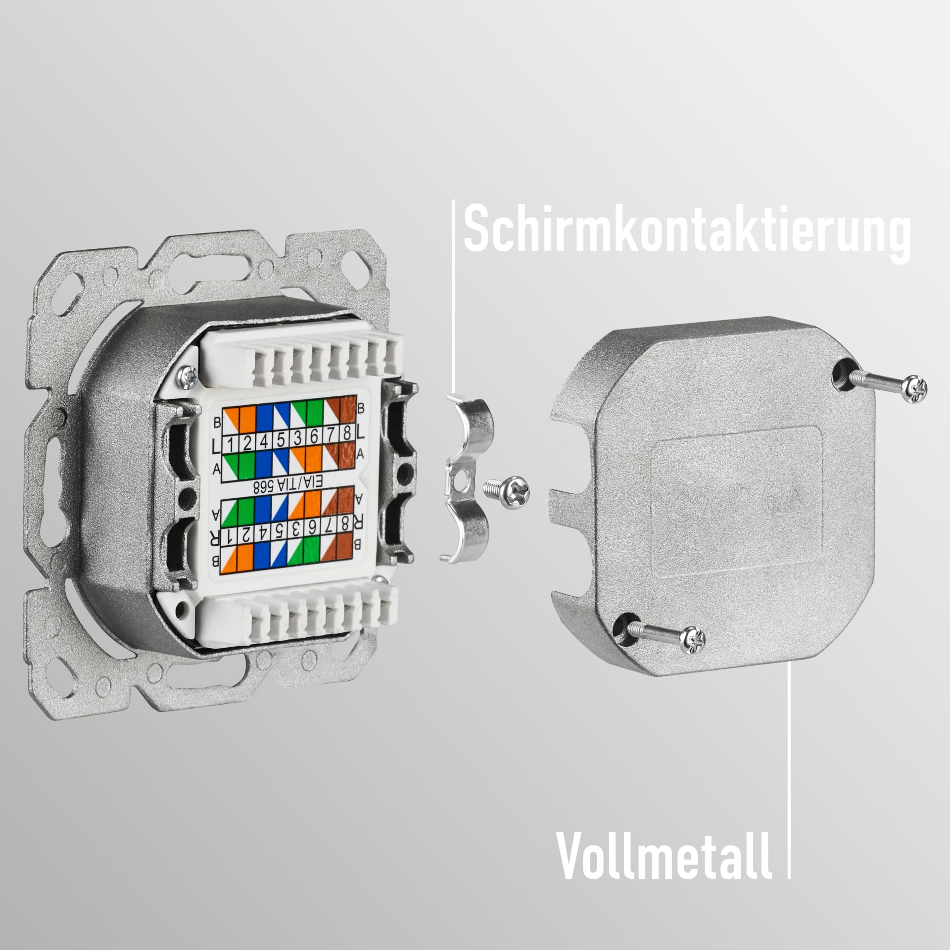 efb-kupferverkabelung-netzwerkdose-cat6a-2-fach-wei image 3