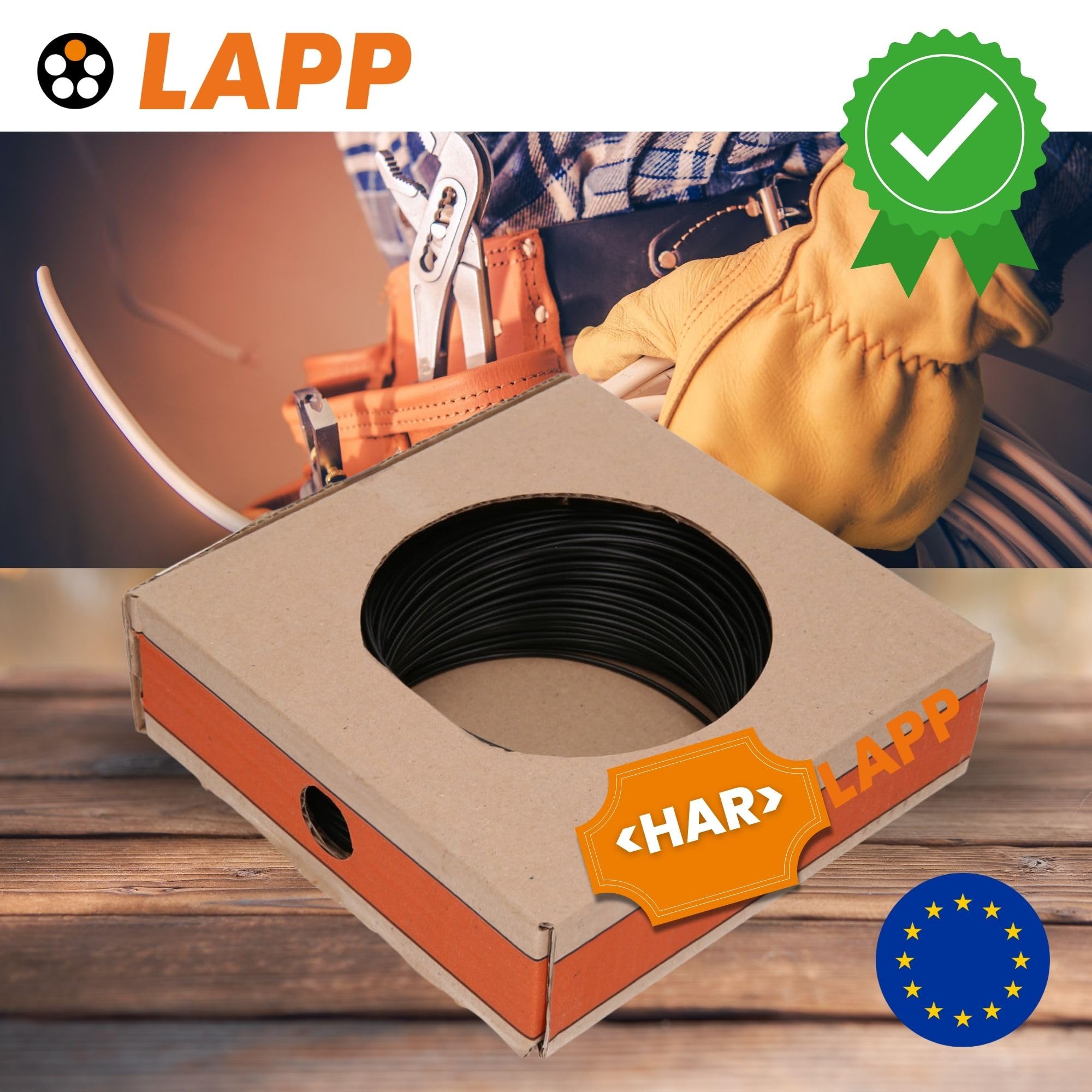 lapp-lflex-h05v-k-litze-0-5-mm-schwarz-100m-flexibel image 5